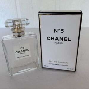 CHANEL NO 5 EMPTY BOTTLE AND BOX